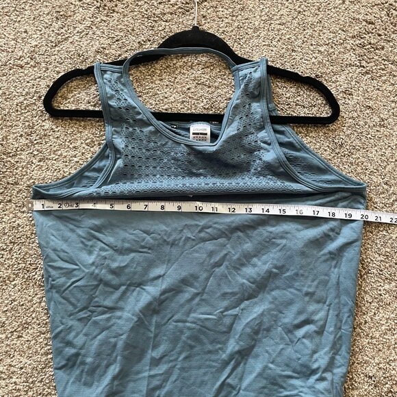 Gymshark Energy+ Seamless Loose Vest - Blue Stone Size Large - Picture 7 of 7